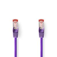 Nedis CCGL85221VT025 Cat6-kabel Rj45 Male Rj45 Male S/ftp 0.25 M Rond Lszh Violet Label - thumbnail