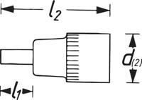 HAZET Dopsleutelbit 8802-T50 · 3/8 inch (10 mm) vierkant hol · Binnen-TORX®-profiel · SW T50 - thumbnail