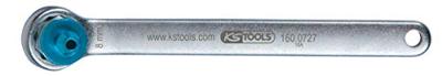 KS Tools 160.0727 Remontluchtingssleutel, extra kort, 8 mm, blauw - thumbnail
