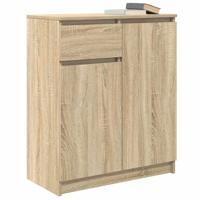 Dressoir met lade 71x35x84 cm spaanplaat sonoma eikenkleurig - thumbnail