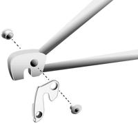 Union derailleurpad gh-106 met schroefset m8x0.75 - thumbnail