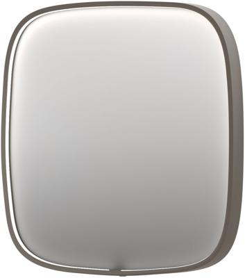 Ben Sandro Spiegel 60x4x60 cm Geborsteld RVS