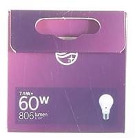 Philips LED 78269600 LED-lamp Energielabel F (A - G) 7.5 W = 60 W Warmwit (Ø x l) 6.2 cm x 11.4 cm Incl. daglichtsensor 1 stuk(s) - thumbnail