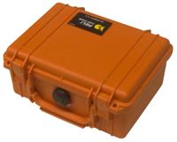 Peli 1150 Stootbestendige Koffer Voor Klein Kwetsbaar Elektronisch, Camera Of Optisch Apparatuur, IP67 Waterdicht, Capaciteit3L, Gemaakt In De Vs, Met Aanpasbaar Plukschuim, Kleur: Oranje - thumbnail