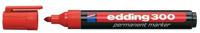 Edding 300 4-300002 Permanent marker Rood Watervast: Ja - thumbnail