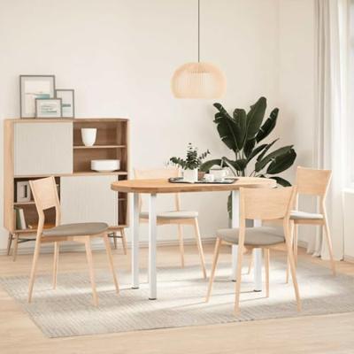 Console tafelpoten 4 st 72-74 cm staal wit Console tafelpoten 4 st 72-74 cm staal wit