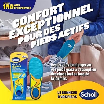Scholl GelActiv Inlegzolen Casual S Maat 35.5-40.5
