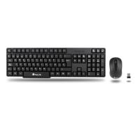 Toetsenbord en muis NGS EUPHORIA KIT Zwart Qwerty Spaans Wireless - thumbnail