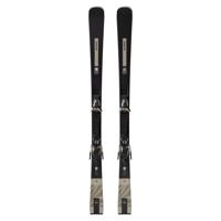 Salomon E S/Max N°10 + M10 GW L80 Ski Dames Black/Light Bronze Met. 155 - thumbnail