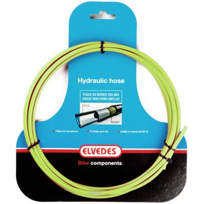 Elvedes hydraulische leiding met ptfe voering en kevlar protectie groen (3 meter op kaart)