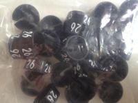 MB zwart/wit 26 voor op kledinghanger - thumbnail