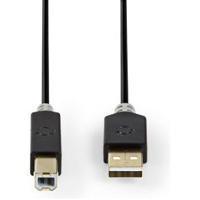 Nedis USB-Kabel | USB-A Male | USB-B Male | 480 Mbps | 3 m | 1 stuks - CCBW60100AT30 CCBW60100AT30 - thumbnail