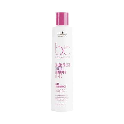 Schwarzkopf BonaCure Clean Performance Color Freeze Silver Shampoo pH 4.5 250ml