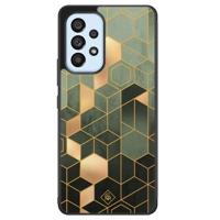 Samsung Galaxy A33 hoesje - Kubus groen - thumbnail