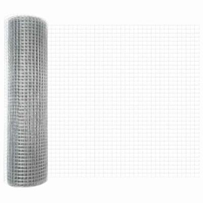 Gelast Draad Omheining Rood Geometrisch Zilver 0.4 x 10 m - thumbnail