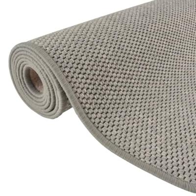 VidaXL Tapijtloper 80x300 cm sisal-look zilverkleurig - thumbnail