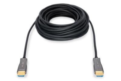 Digitus AK-330125-200-S HDMI-kabel HDMI / Glasvezel Aansluitkabel HDMI-A-stekker, HDMI-A-stekker 20.00 m Zwart 4K UHD Digitus AK-330125-200-S HDMI-kabel HDMI / Glasvezel Aansluitkabel HDMI-A-stekker, HDMI-A-stekker 20.00 m Zwart 4K UHD