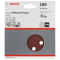 Bosch Accessories Expert for Wood 2608605644 Excenterschuurpapier Met klittenband, Geperforeerd Korrelgrootte (num) 180 (Ø) 125 mm 5 stuk(s) - thumbnail