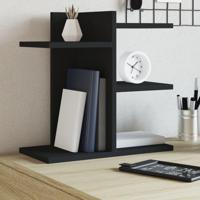 VidaXL Bureau organiser 42x21,5x42 cm bewerkt hout zwart - thumbnail