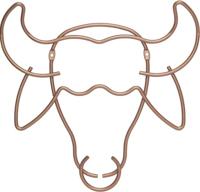 Tomado Metaltex Kapstok Safari Buffalo Meerdere jassen Sterke kwaliteit Inclusief bevestigingsmateriaal - thumbnail