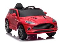 Aston Martin 12V elektrische kinderauto met rubberen banden, leren zitje en meer! - thumbnail