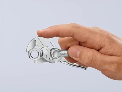Knipex Sleuteltang | lengte 100 mm spanwijdte 21 mm | verchroomd bedrukt ruw oppervlak | 1 stuk - 86 04 100 - 86 04 100 - thumbnail