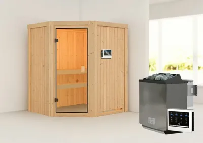 Karibu | Faurin Sauna | Biokachel 9 kW Externe Bediening