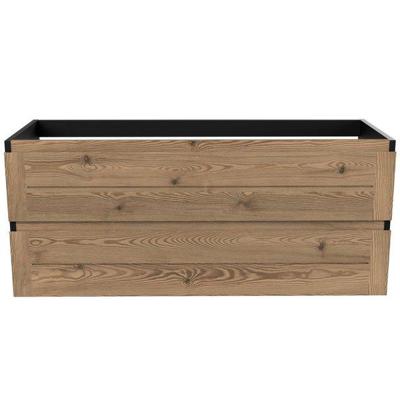 Onderkast Arcqua Nature 90 cm Eiken Mat Zwart Onderkast Arcqua Nature 90 cm Eiken Mat Zwart