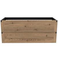 Onderkast Arcqua Nature 90 cm Eiken Mat Zwart - thumbnail