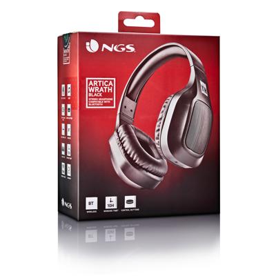 Hoofdtelefoon met microfoon NGS ARTICA WRATH Zwart