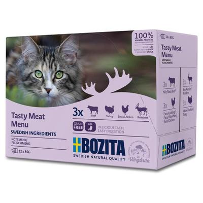 Bozita vlees multipack natvoer kat 12 x 85 g - thumbnail