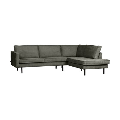 WOOOD Rodeo hoekbank rechts velvet Frost