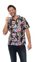 Hawaii Blouse Zwart Peke - thumbnail
