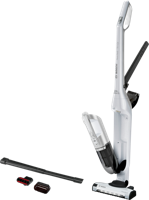 Bosch Serie 4 BCH3P2301 steelstofzuiger & elektrische bezem 2-in-1-steelstofzuiger Batterij/Accu Droog Zakloos 0,4 l Wit - thumbnail