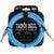 Ernie Ball 6412 Flex 3 meter instrumentkabel blauw
