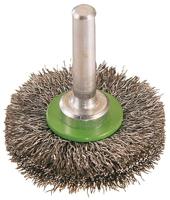 Promat/Tecwerk Ronde borstel | d. 50 mm draaddikte 0,2 mm | RVS 17 mm | 15000 min-¹ - 4000841125 - thumbnail
