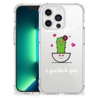 iPhone 13 Pro Max Stevig | Bumper Hoesje | Cactus Glad - thumbnail