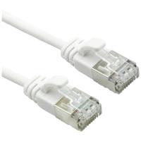 ROLINE F/UTP DataCenter Patchkabel Cat.6A (Class EA), LSOH, extra dun, wit, 0,15 m - thumbnail