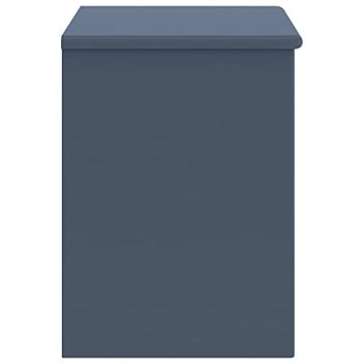 Nachtkastje 35x30x40 cm massief grenenhout lichtgrijs