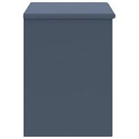 Nachtkastje 35x30x40 cm massief grenenhout lichtgrijs - thumbnail