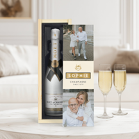 Champagne in bedrukte kist - Moët & Chandon Ice Imperial (750ml) - thumbnail