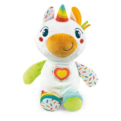 Clementoni baby pluchen knuffel eenhoorn