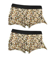 Funderwear meisjes boxershorts luipaard 2-pack - Katoenen meisjes onderbroek - thumbnail