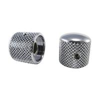 Ernie Ball 6354 Dome Telecaster Chrome Plated Messing knoppen voor elektrische gitaar of bas (2 stuks) - thumbnail