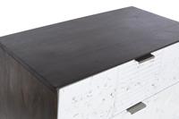 Ladenkast DKD Home Decor 70 x 40 x 105 cm Wit Donkerbruin Mangohout - thumbnail