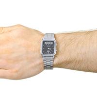 Unisex horloge Casio EDGY COLLECTION - BLACK Zwart Zilverkleurig - thumbnail