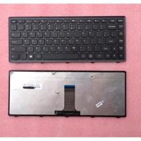 Notebook keyboard for Lenovo IdeaPad G400 G405 Z410 Flex 14 black frame - thumbnail