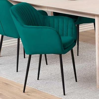 Sohome Eetkamerstoel 'Albin' Velvet, kleur Bottle Green