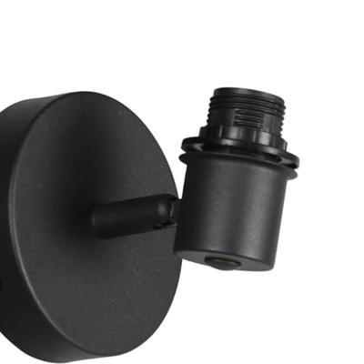 Steinhauer WandlampBambus zwart met bamboe enkel - 3665ZW