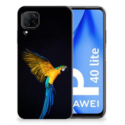 Huawei P40 Lite | TPU Hoesje | Papegaai